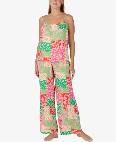 Sanctuary Women's Sleeveless Camisole Top And Long Pajama Pants, 2-piece Set In Multi