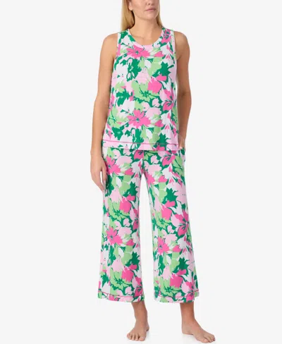 Sanctuary Women's Sleeveless Tank Top & Wide-legged Pants, 2-piece Set In Pink