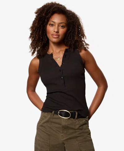 Sanctuary Women's Sleeveless V-neck Tank Top In Black