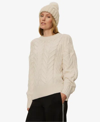 Sanctuary Women's Snow Bunny Statement Long-sleeve Sweater In Gray