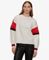Sanctuary Women's Sporty Stripe Crewneck Sweater In Neutral