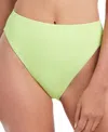 Sanctuary Stay Connected High Cut Bikini Bottoms In Daquiri