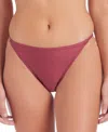 Sanctuary Women's Strappy Hipster Bikini Bottoms In Garnet