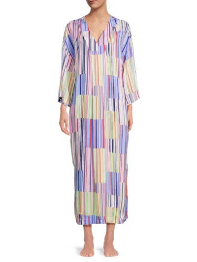 Sanctuary Women's Striped Maxi Sleep Dress In Stripes