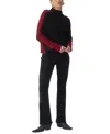Sanctuary Women's Striped Mock-neck Long-sleeve Sweater In Black Multi