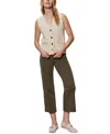 Sanctuary Textured Sweater Vest In Gray