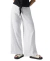Sanctuary Wide Leg Linen Blend Pants In White