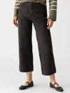 Sanctuary The Marine Crop Denim Pants In Black