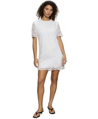 Sanctuary Women's The Wanderer Lace Mini Dress In White