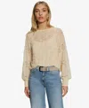 Sanctuary Women's Ultra Femme Raglan Long-sleeve Top In Neutral