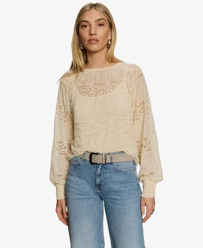 Sanctuary Women's Ultra Femme Raglan Long-sleeve Top In Neutral