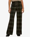 Sanctuary Relay Plaid Pull-on Pants In Green