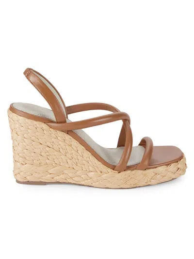 Sanctuary Women's Wilder Leather Wedge Sandals In Lion