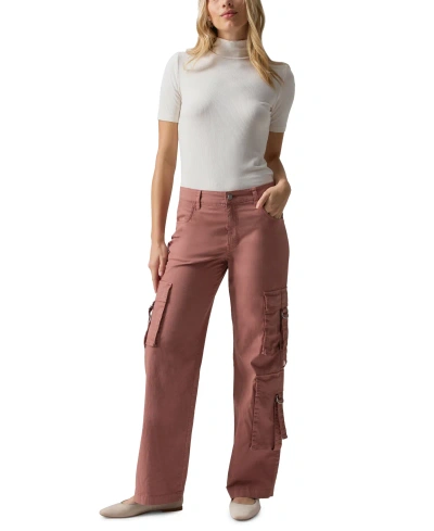 Sanctuary Women's Y2k Strappy Cargo Trousers In Ash Rose