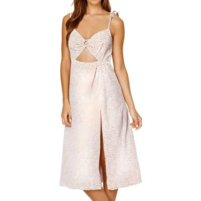 Sanctuary Womens Cut-out Cotton Midi Dress In Multi