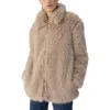Sanctuary Carmen Faux Fur Coat In Multi