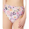 Sanctuary Womens High-rise Floral Print Swim Bottom Separates In Multi