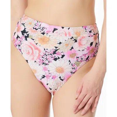 Sanctuary Womens High-rise Floral Print Swim Bottom Separates In Multi