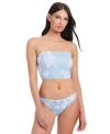 Sanctuary Womens In The Meadow Cropped Tankini Hipster Bikini Bottoms In Multi