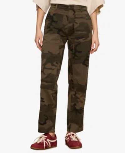Sanctuary Womens Riot Tapered Ankle Pants In Green