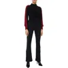 Sanctuary Womens Striped Acrylic Pullover Sweater