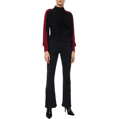 Sanctuary Womens Striped Acrylic Pullover Sweater