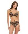 Sanctuary Shell We Twist Front Bra Top In Black
