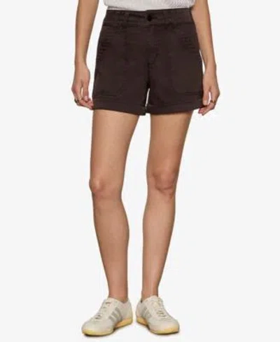 Sanctuary Womens Wander On Cuffed Hem Shorts In Toasted Coconut