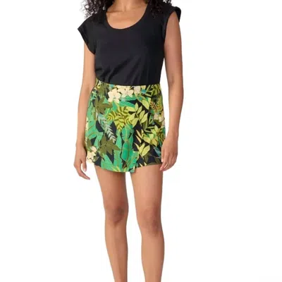 Sanctuary Wrap Skort In Tropical In Multi
