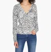 Sanctuary Xoxo Sweater In Leopard In White