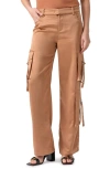 Sanctuary Y2k Strappy Cargo Pants In Mocha Mous