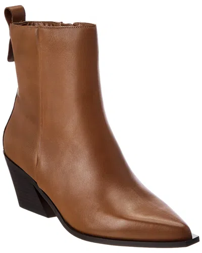 Sanctuary Yolo Leather Bootie In Brown