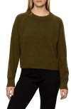 Sanctuary Zip It Sweater In Green