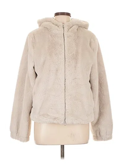 Pre-owned Sanctuary Zip Up Hoodie In Brown