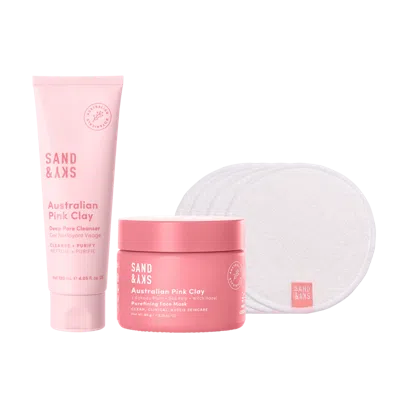 Sand And Sky Australian Pink Clay Pore Tight Kit