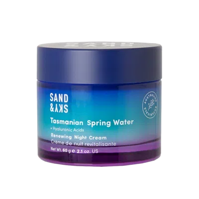 Sand And Sky Tasmanian Spring Water Renewing Night Cream