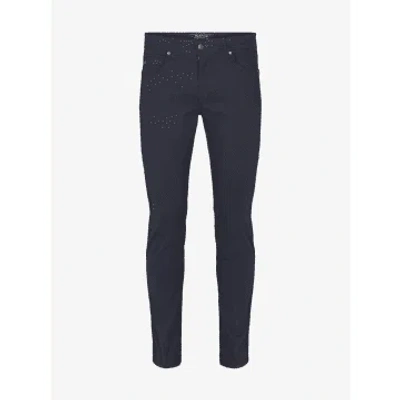 Sand Burton Suede Touch Trousers Col: 590 Navy, Size: 36/32 In Neutrals