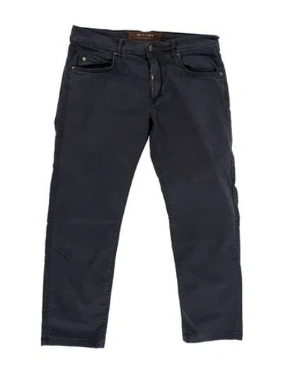 Pre-owned Sand Chinos In Blue