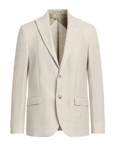 Sand Copenhagen Man Blazer Beige Size 40 Pes - Polyethersulfone, Linen In White