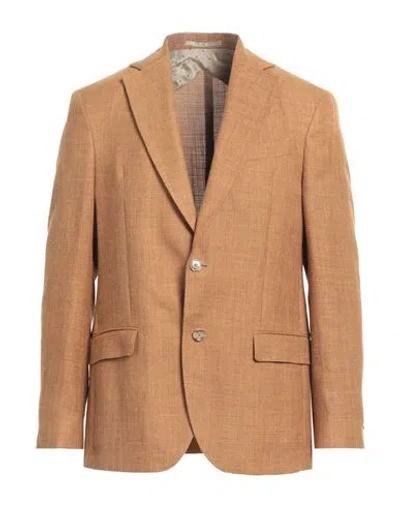 Sand Copenhagen Man Blazer Ocher Size 40 Pes - Polyethersulfone, Linen In Pink