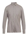 Sand Copenhagen Man Shirt Dark Brown Size 15 ½ Cotton, Elastane