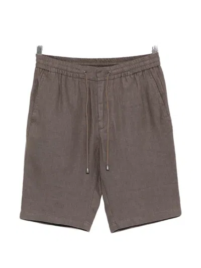 Sand Drawstring Shorts In Brown