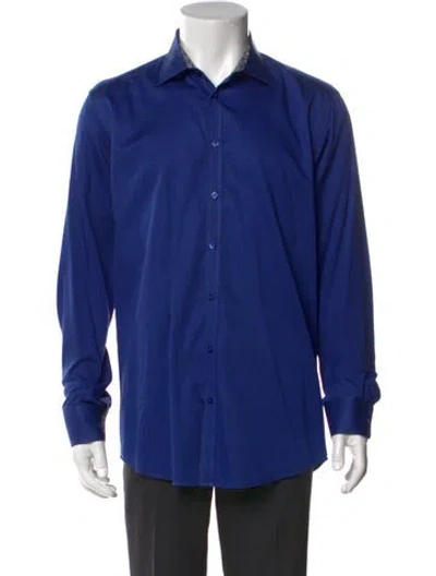 Pre-owned Sand Long Sleeve Shirt In Blue