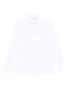 Sand Poplin Shirt In White