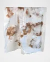 Sand River Tibetan Cashmere And Silk Felted Blanket In White