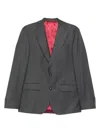 Sand Single-breasted Blazer In Gray