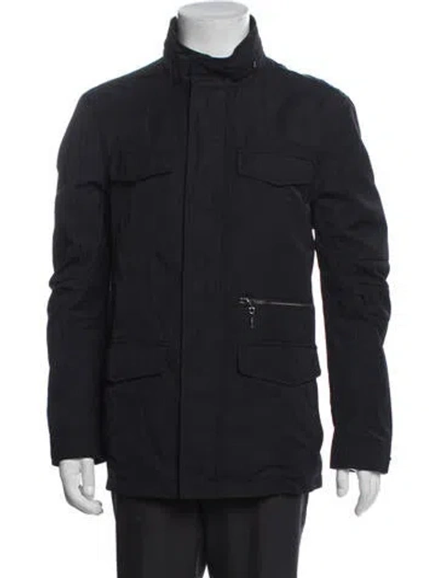Pre-owned Sand Utility Jacket In Blue
