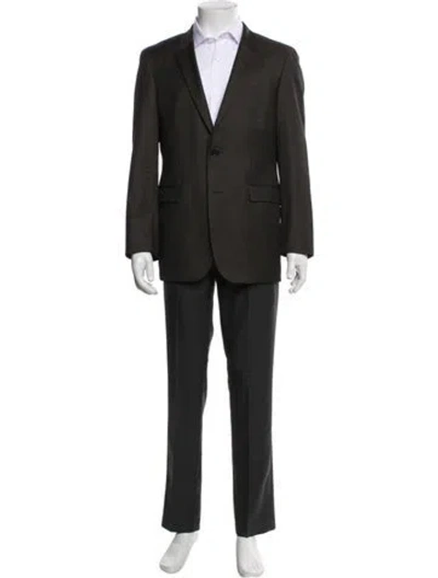 Pre-owned Sand Wool Blazer In Black