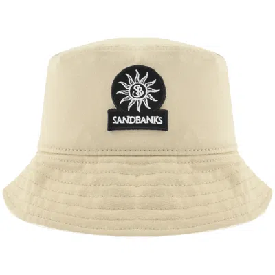 Sandbanks Badge Logo Bucket Hat Beige In Neutral