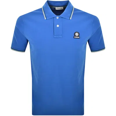 Sandbanks Badge Logo Polo T Shirt Blue